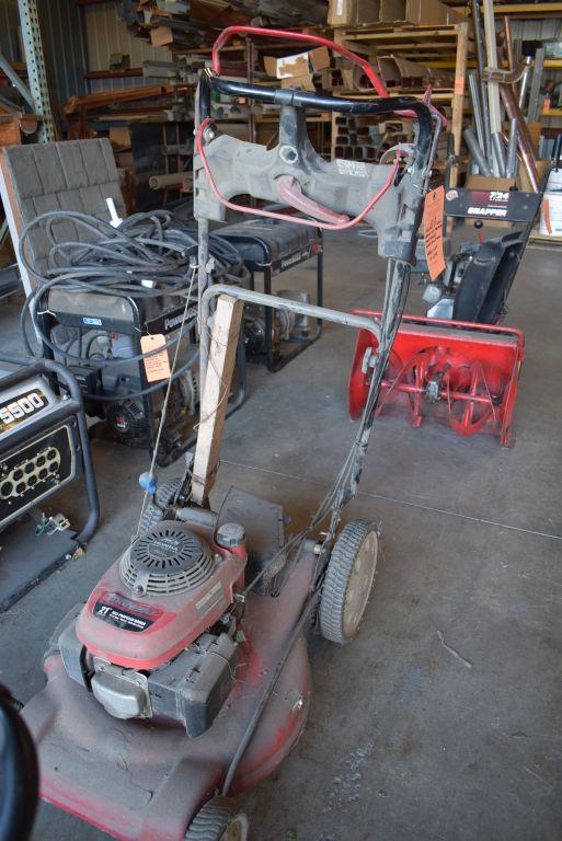 TROY BILT 21" WALK BEHIND SELF-PROPELLED LAWN MOWER
