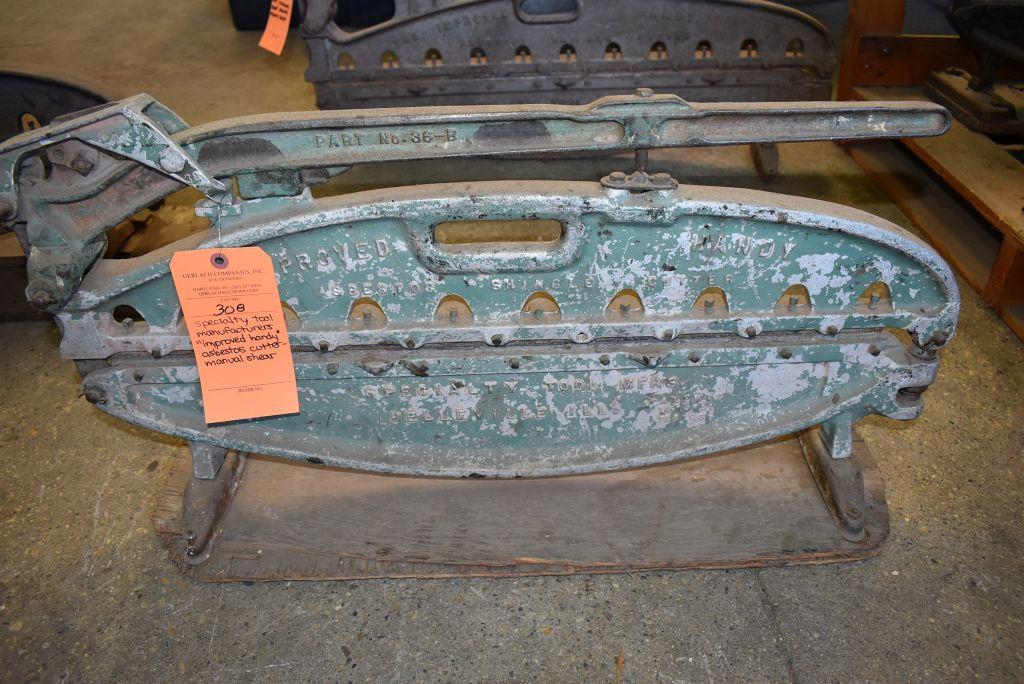 SPECIALTY TOOL MFG. "IMPROVED HANDY" MANUAL ASBESTOS SHEAR