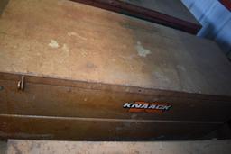 KNAACK JOB BOX WITH CONTENTS; SHINGLES,