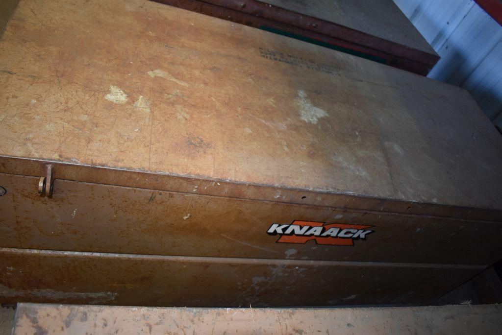 KNAACK JOB BOX WITH CONTENTS; SHINGLES,