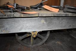 VINTAGE NUTTING HEAVY DUTY RR STYLE CART,