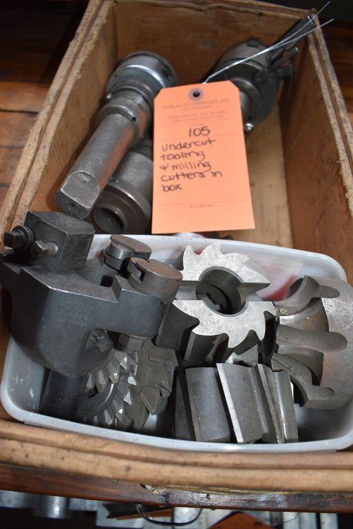 UNDERCUT TOOLING AND MILLING CUTTERS IN BOX