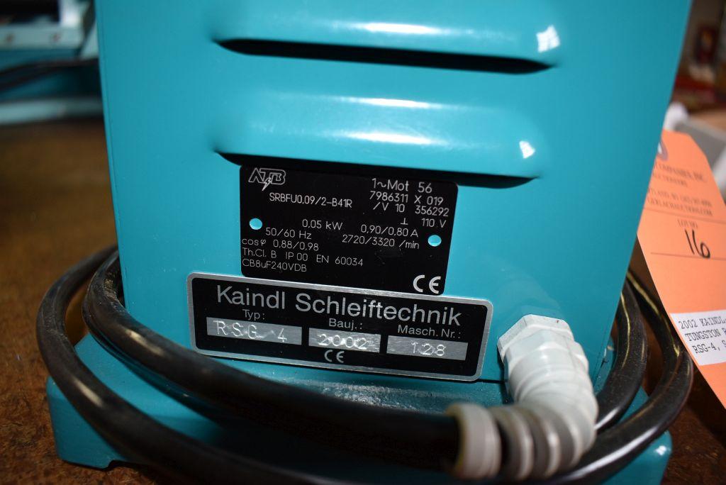 2002 KAINDL-SCHLEIFTECHNIK TUNGSTON ROD SHARPENER,