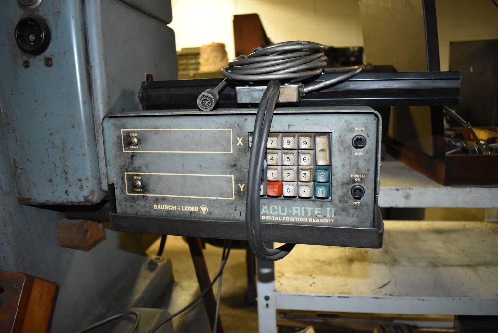1958 ABA (ABAWERK) JIG BORER, MODEL VL600, S/N: 408,