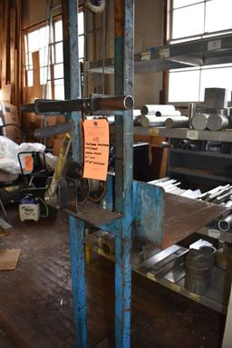 PORTABLE PLATFORM LIFT/HOIST, HAND CRANK, 67" HIGH,