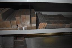 STEEL ORGANIZER/SHELVING UNIT WITH CONTENTS;