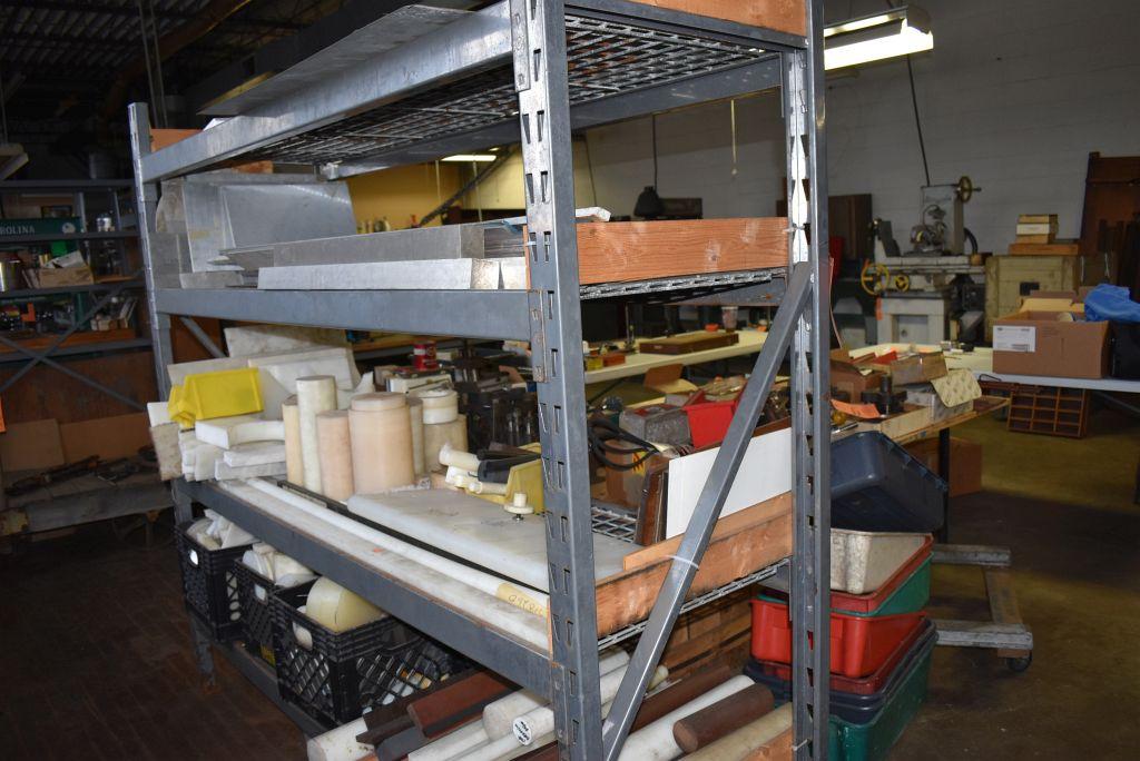 HEAVY DUTY RACKING WITH FOUR SHELVES, WIRE MESH