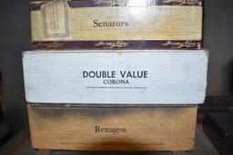 ASSORTMENT OF CIGAR BOXES