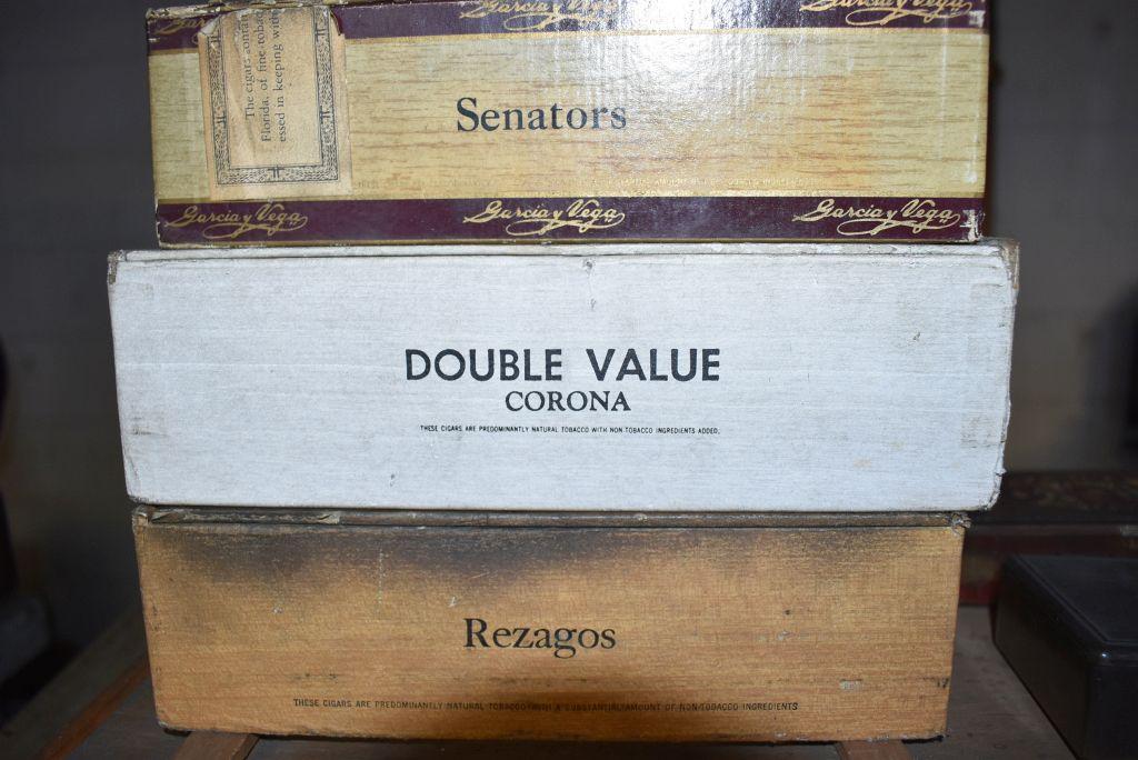 ASSORTMENT OF CIGAR BOXES