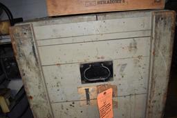 (2) WOODEN MOVING/SHIPPING CRATES WITH HINGED LIDS