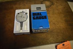 TECLOCK .05" - .0001" DIAL GAUGE WITH CASE