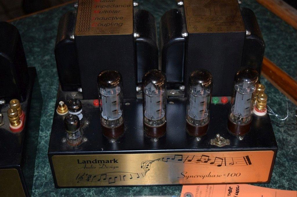 PAIR OF EL34 TUBE MONOBLOCK AMPS, MUTUAL IMPEDANCE