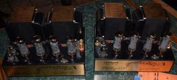 PAIR OF EL34 TUBE MONOBLOCK AMPS, MUTUAL IMPEDANCE