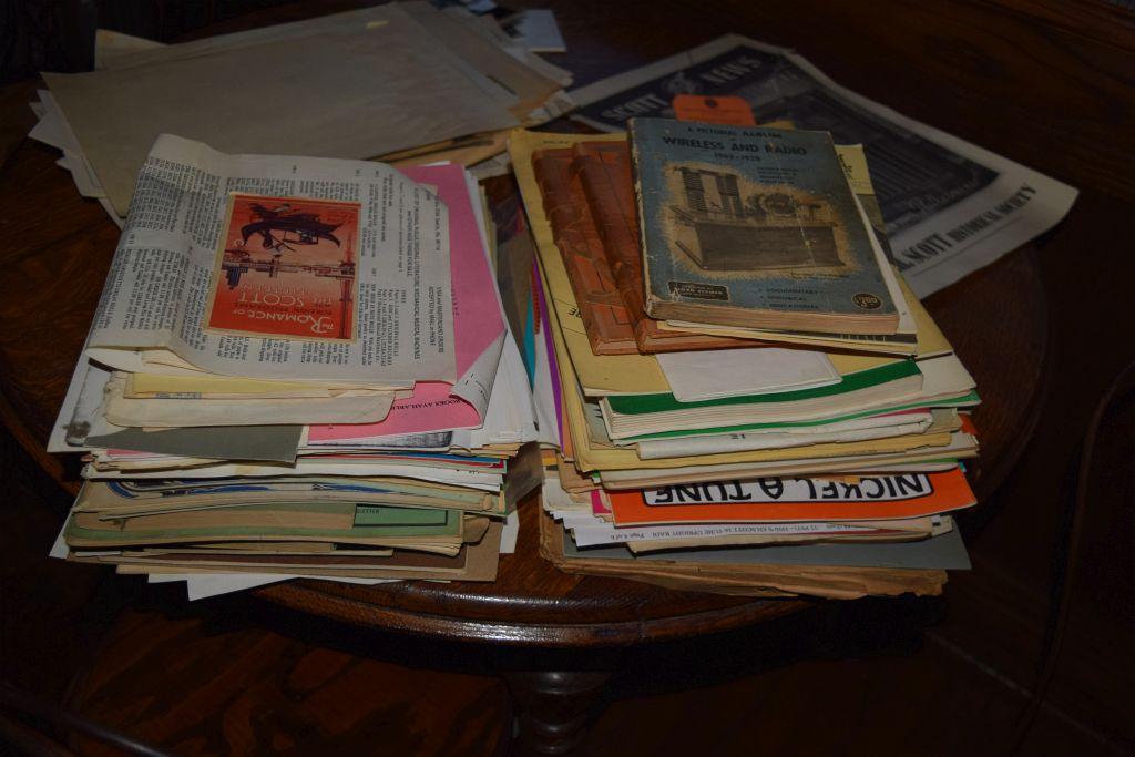 BOX OF JUKEBOX SERVICE MANUALS, NICKLEATUNE, ALWAY