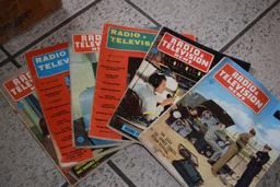 BOX OF ASSORTED RADIO AND TELEVISION NEWS MAGAZINES