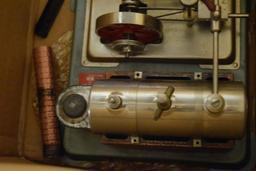 JENSEN #65 TOY STEAM ENGINE WITH BOX AND INSTRUCTIONS