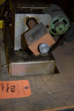 VINTAGE LATHE (2 PIECES)
