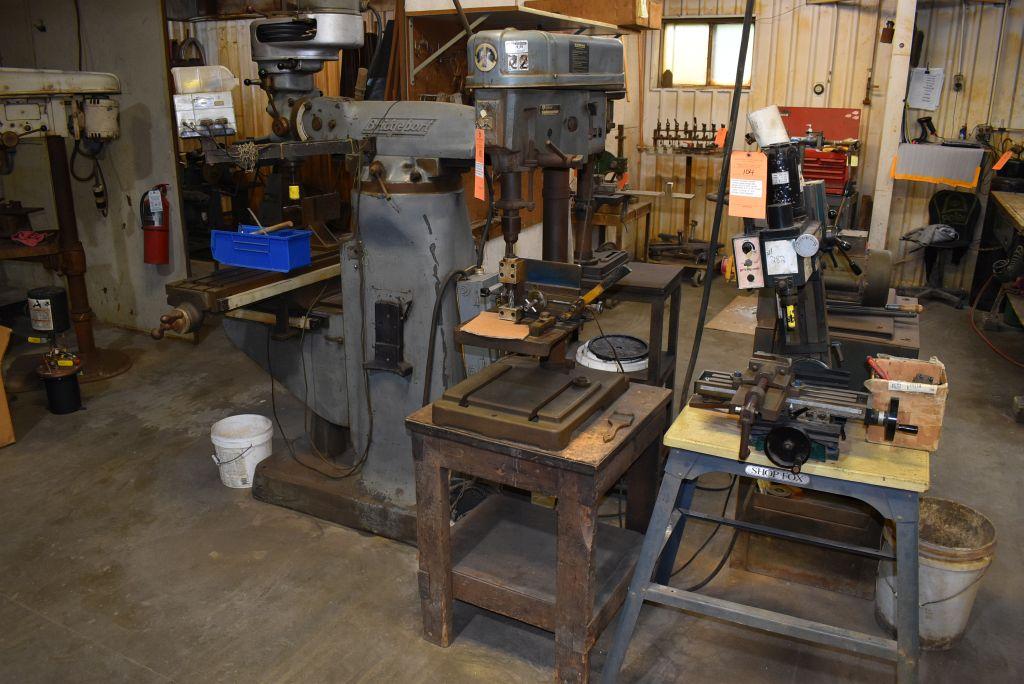 ROCKWELL BENCH TYPE BRIDGE MILL, MODEL 15-081,