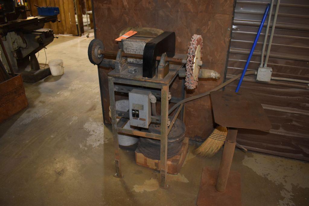 DOUBLE WHEEL POLISHER, TABLE MOUNTED, MISC. WHEELS