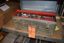 METAL SEARS CRAFTSMAN TOOL BOX WITH