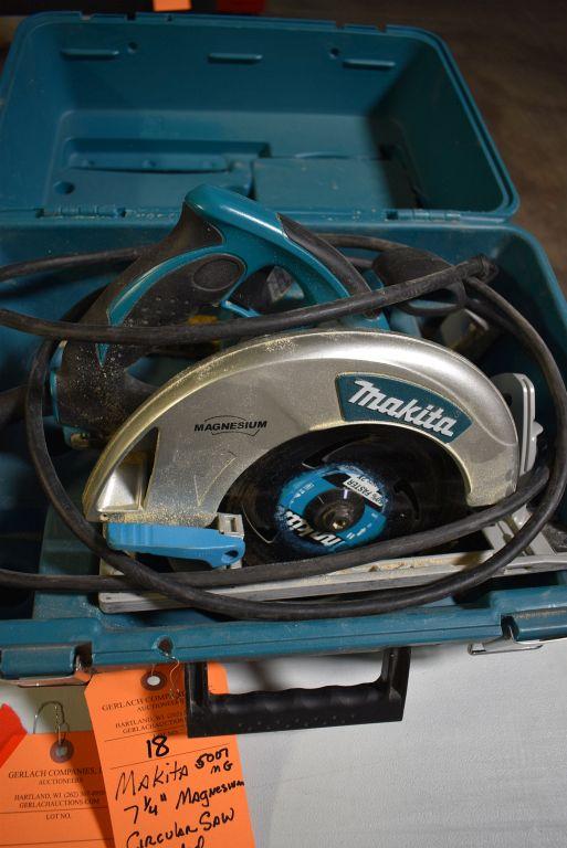 MAKITA 5007MG 7 1/4" MAGNESIUM CIRCULAR SAW, CORDED,