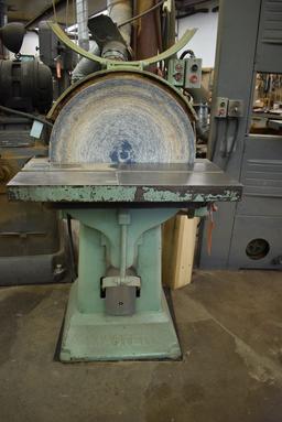 1951 KINDT-COLLINS MASTER DISC SANDER, MODEL R,