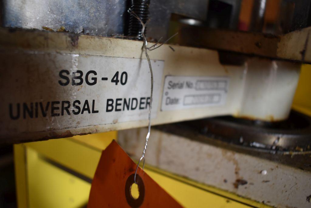 BAILEIGH UNIVERSAL BENDER, MODEL SBG-40, S/N: C10153