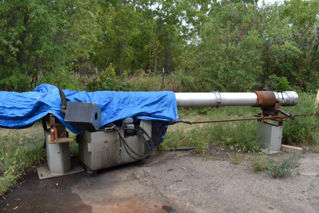 LNS HYDRAULIC BAR FEEDER, 12' x 2 1/2" (OUTSIDE)