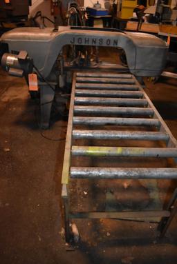 JOHNSON HORIZONTAL BAND SAW, MODEL J, S/N: JH14393,