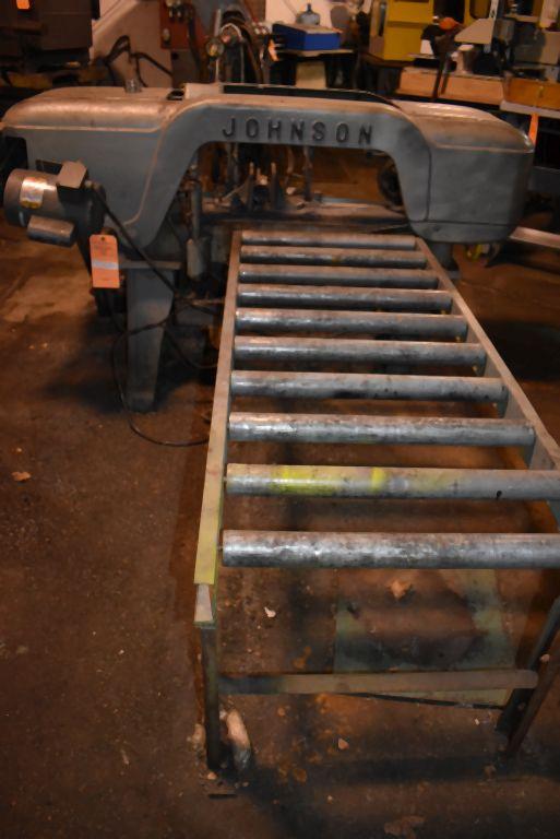 JOHNSON HORIZONTAL BAND SAW, MODEL J, S/N: JH14393,