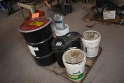PALLET OF ASSORTED PRIMERS, COATINGS, SEALANTS, ETC.