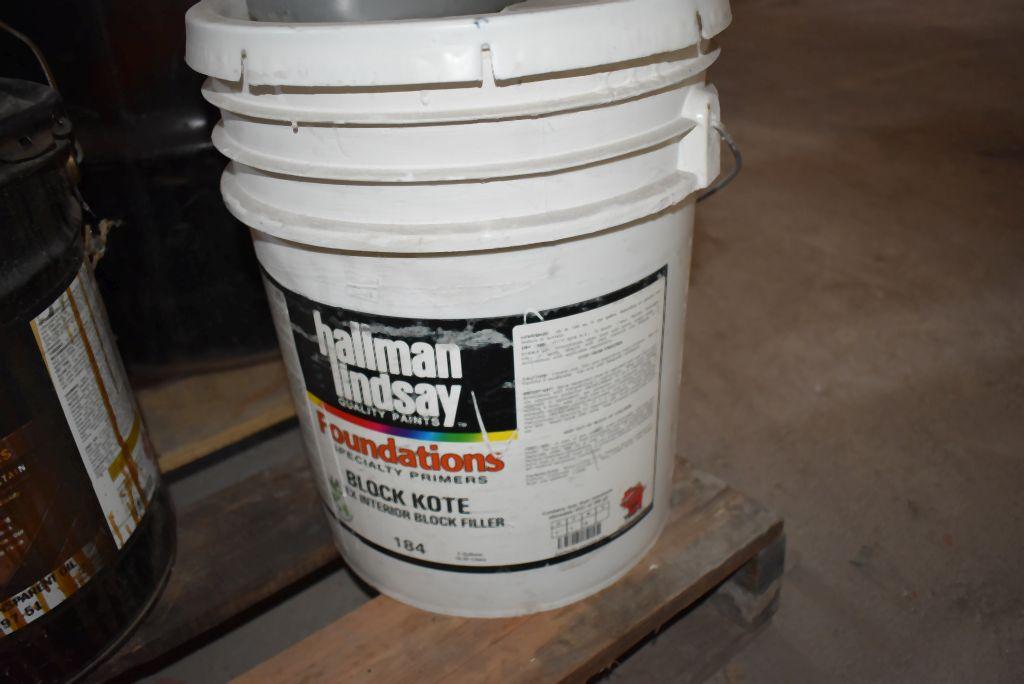 PALLET OF ASSORTED PRIMERS, COATINGS, SEALANTS, ETC.