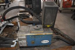 PALLET W/(2) NORDSON HOT GLUE MELT TANKS & MISC.