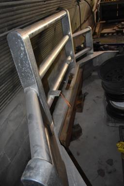 PUSH BUMPER BAR FOR SEMI ALUMINUM