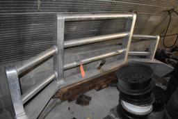 PUSH BUMPER BAR FOR SEMI ALUMINUM