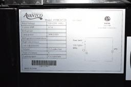 AVANTCO DRY BAKERY DISPLAY CASE, GLASS FRONT/BACK,