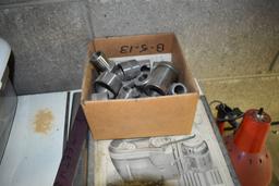TWO DOOR METAL STORAGE CABINET WITH CONTENTS ON