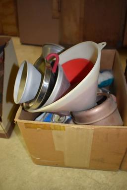 (3) BOXES OF ASSORTED PAINTING SUPPLIES
