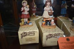(5) IAN HAGARA PORCELAIN FIGURES, "LINDA", "JENNY",