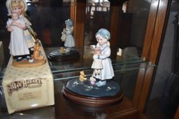 (5) IAN HAGARA PORCELAIN FIGURES, "LINDA", "JENNY",