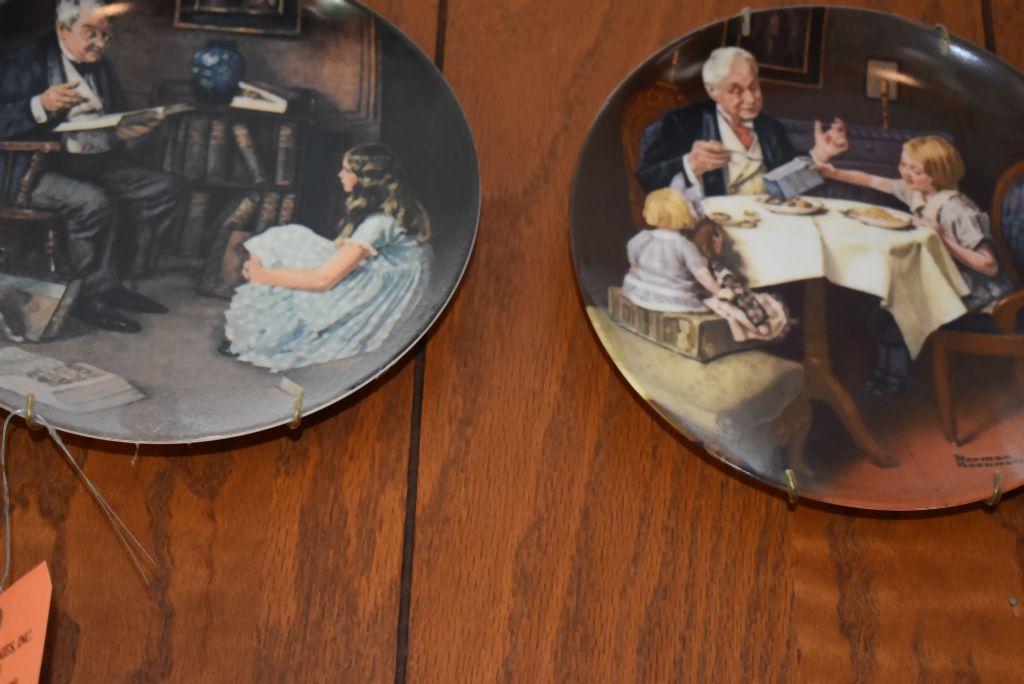 (2) NORMAN ROCKWELL COLLECTOR PLATES, 1980