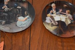 (2) NORMAN ROCKWELL COLLECTOR PLATES, 1980