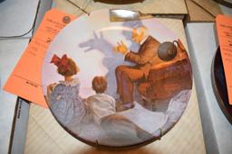 (2) NORMAN ROCKWELL COLLECTOR PLATES, 1986