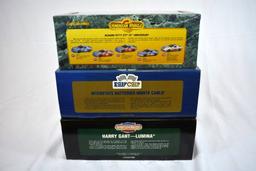 (3) 1/18" SCALE DIE CAST COLLECTORS CARS IN BOXES;