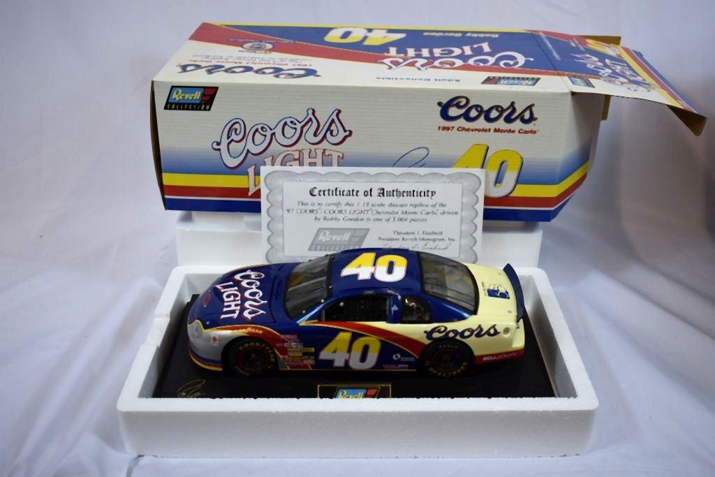 (3) 1/18" SCALE DIE CAST COLLECTORS CARS IN BOXES;