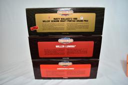 (3) 1/18" SCALE DIE CAST COLLECTORS CARS IN BOXES;