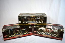 (3) 1/18" SCALE DIE CAST COLLECTORS CARS IN BOXES;