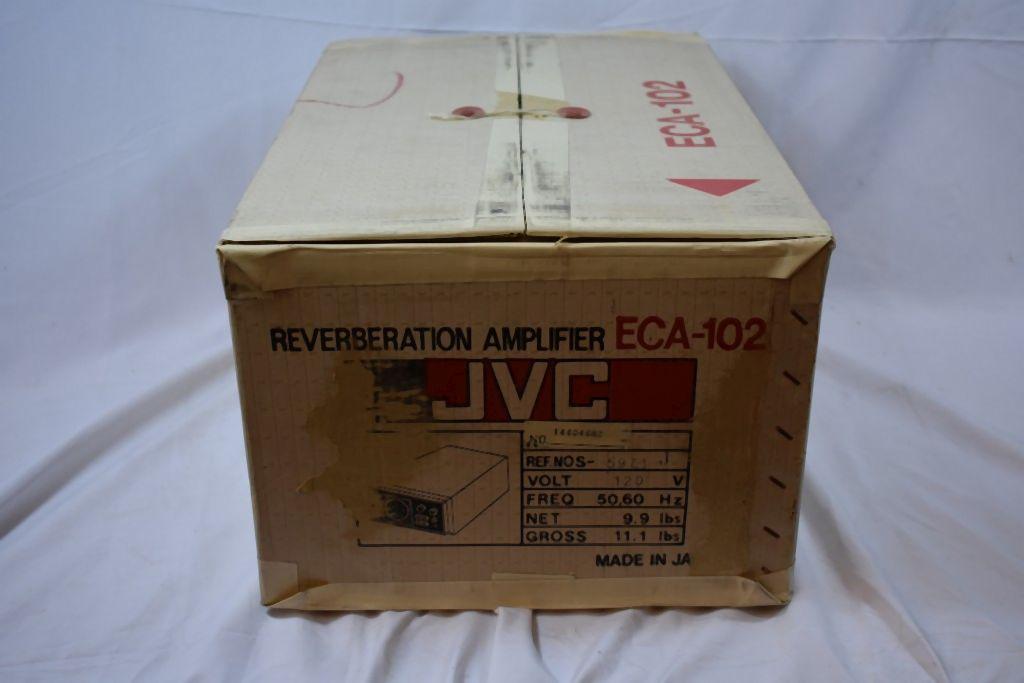 VINTAGE JVC REVERBERATION AMPLIFIER, ECA-102, N.O.S.