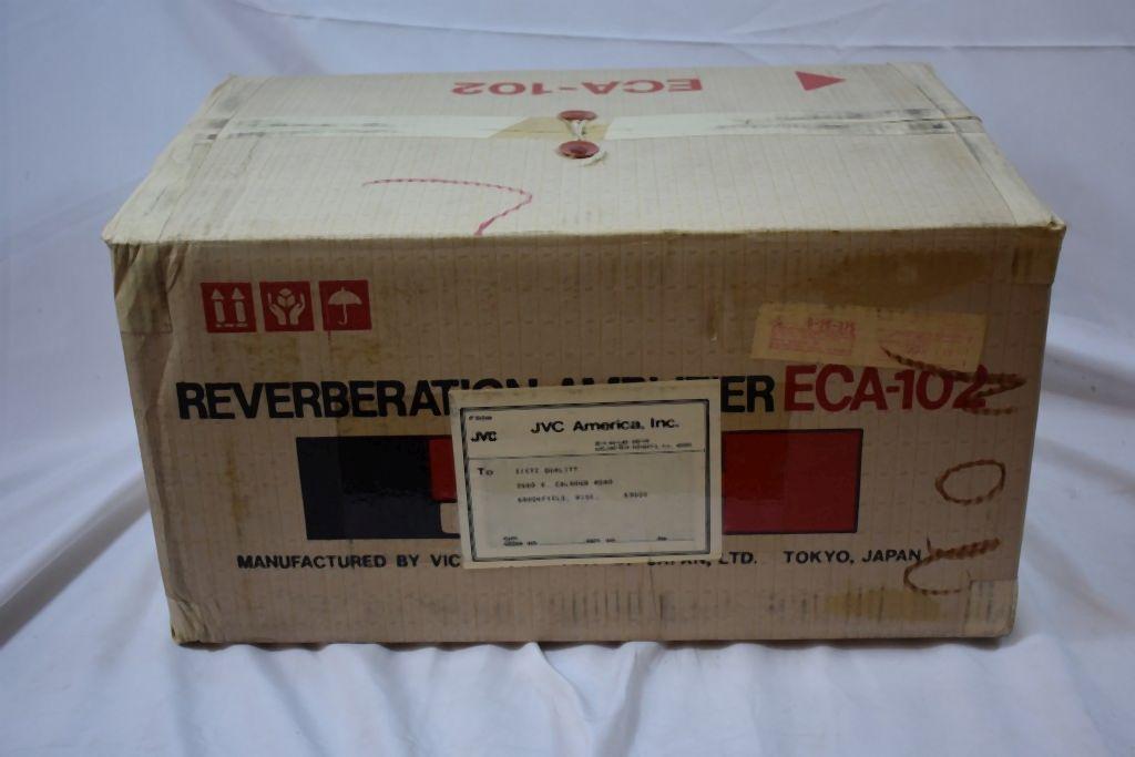 VINTAGE JVC REVERBERATION AMPLIFIER, ECA-102, N.O.S.