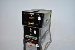 (3) 1/18" SCALE DIE CAST COLLECTORS CARS IN BOXES;
